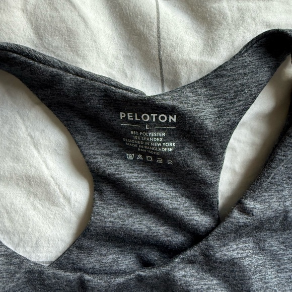 Peloton Gray Racerback Sports Bra - Picture 2 of 3